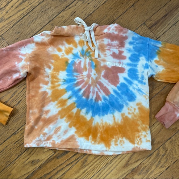 Madewell X Free & Easy Tie Dye Hoodie Sweatshirt Size XS - Picture 4 of 10